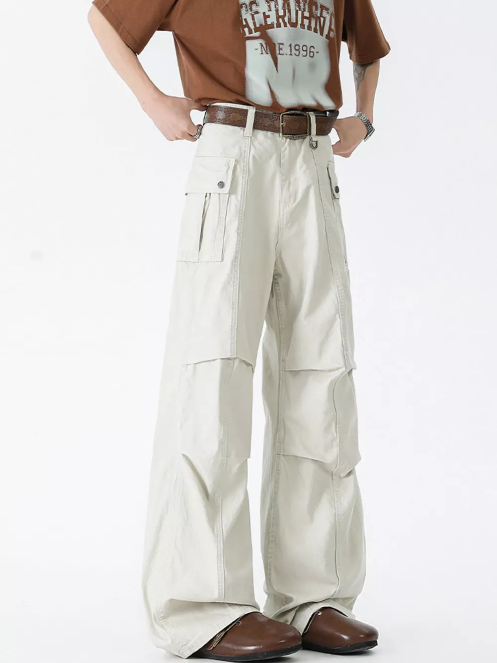 Men's Wide Leg Jeans, image 11