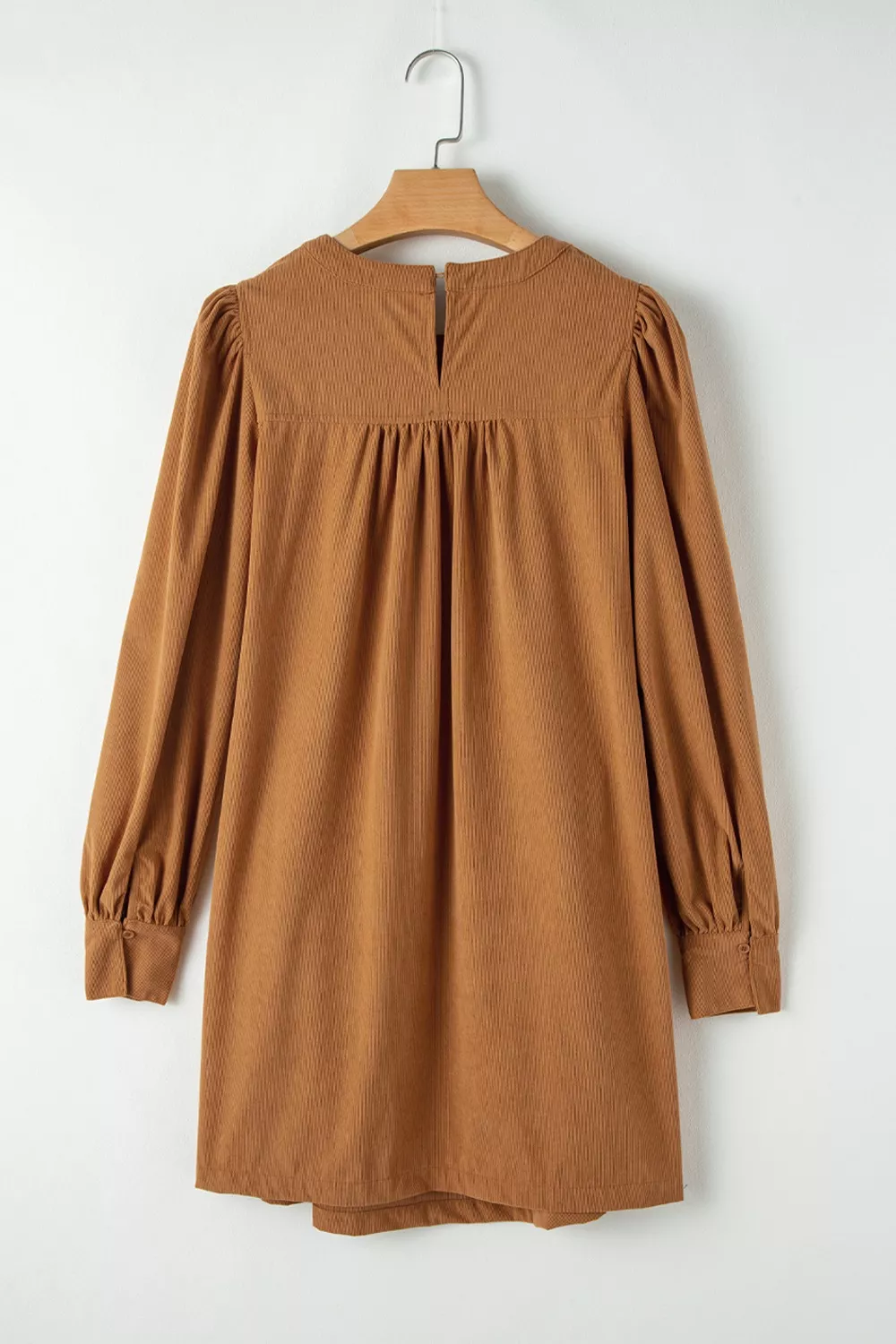 Corduroy Puff Sleeve Mini Dress, image 9