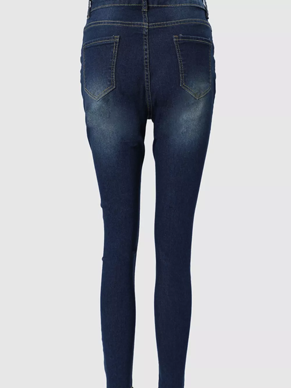 Zipper Front Skinny Jeans, image 4