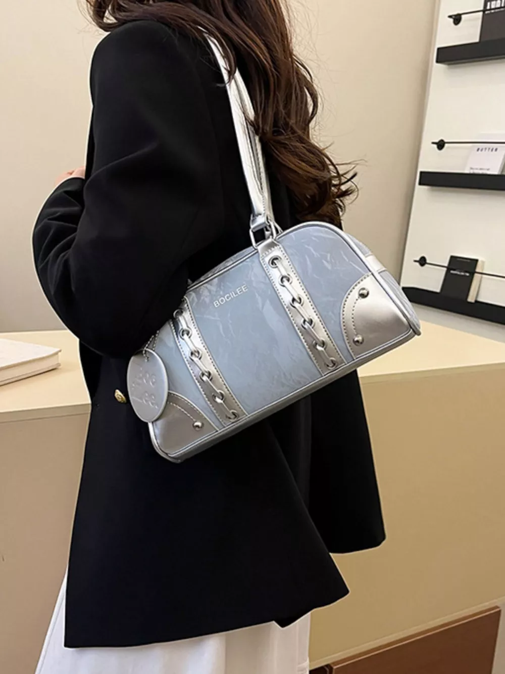 Top Handle Shoulder Bag, image 4