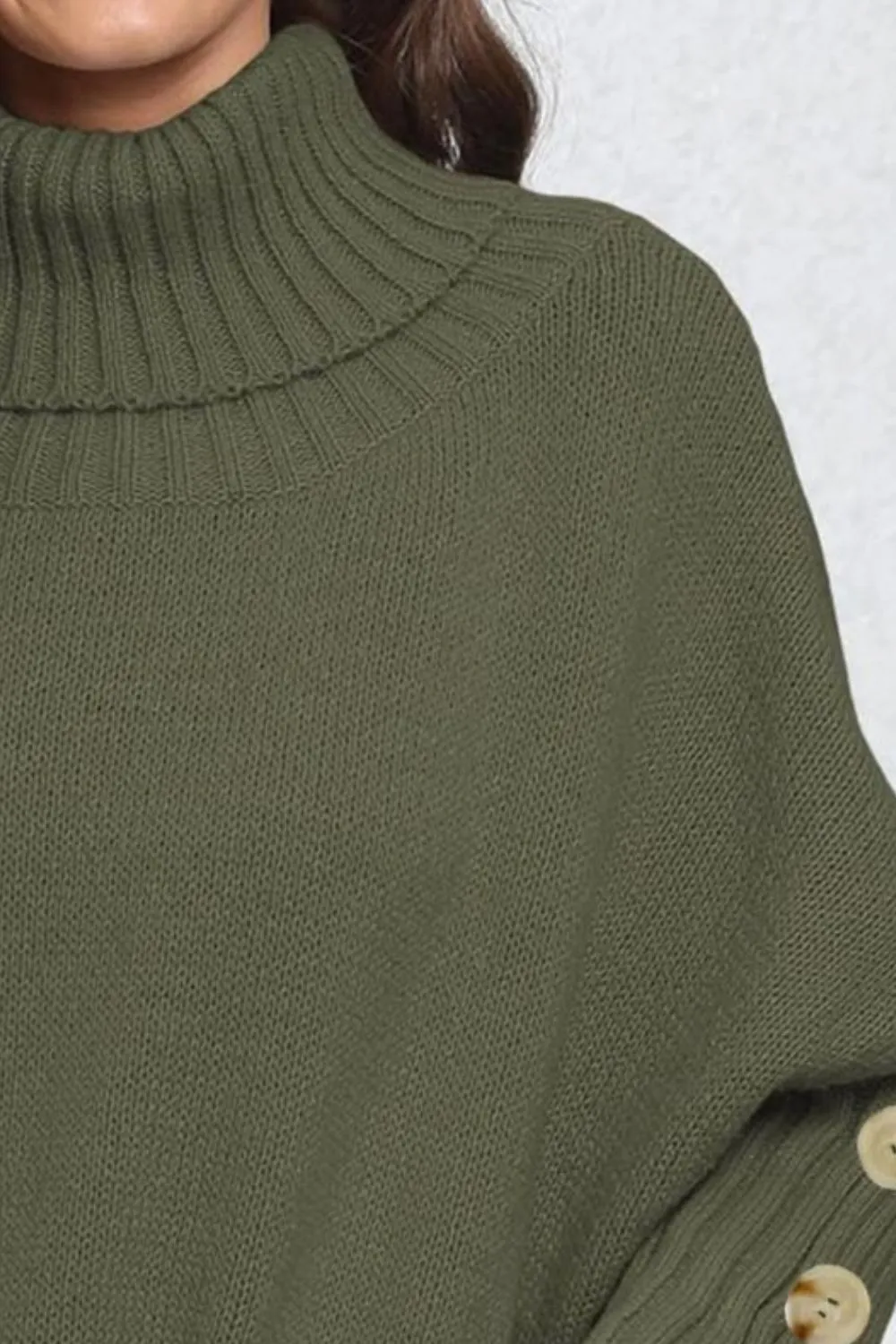 Turtleneck Long Sleeve Sweater, image 8