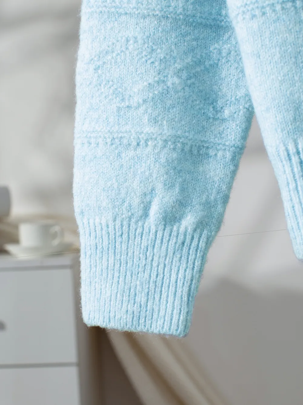 Round Neck Long Sleeve Sweater, image 8