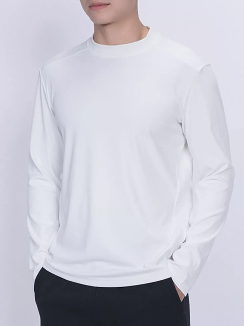 Men's Plus Size Long Sleeve T-Shirt, image 8