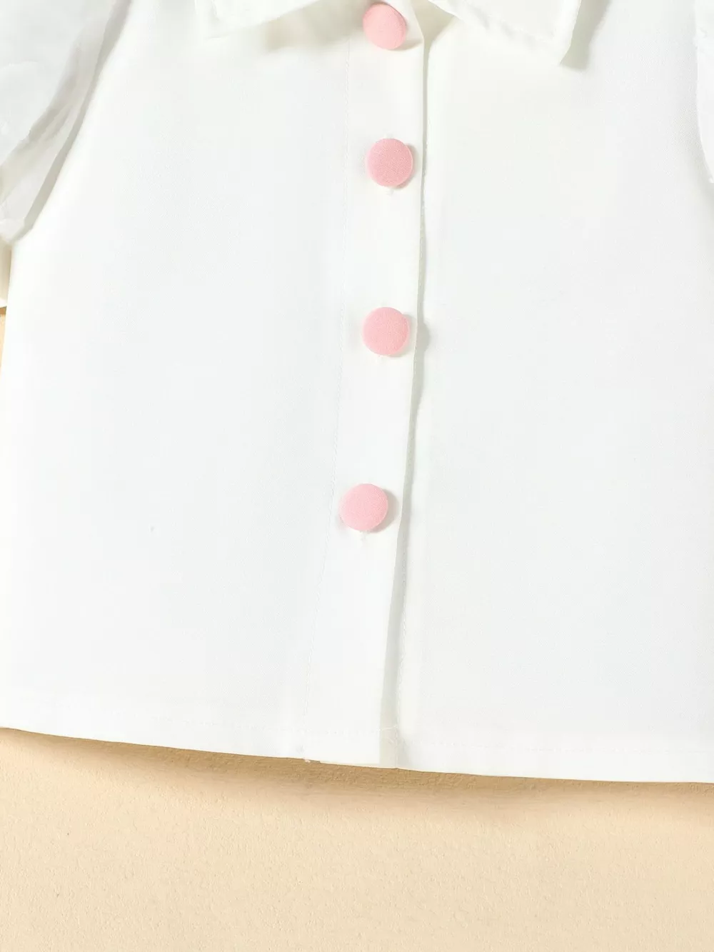 Children's Puff Sleeve Top & Skirt Set, image 3