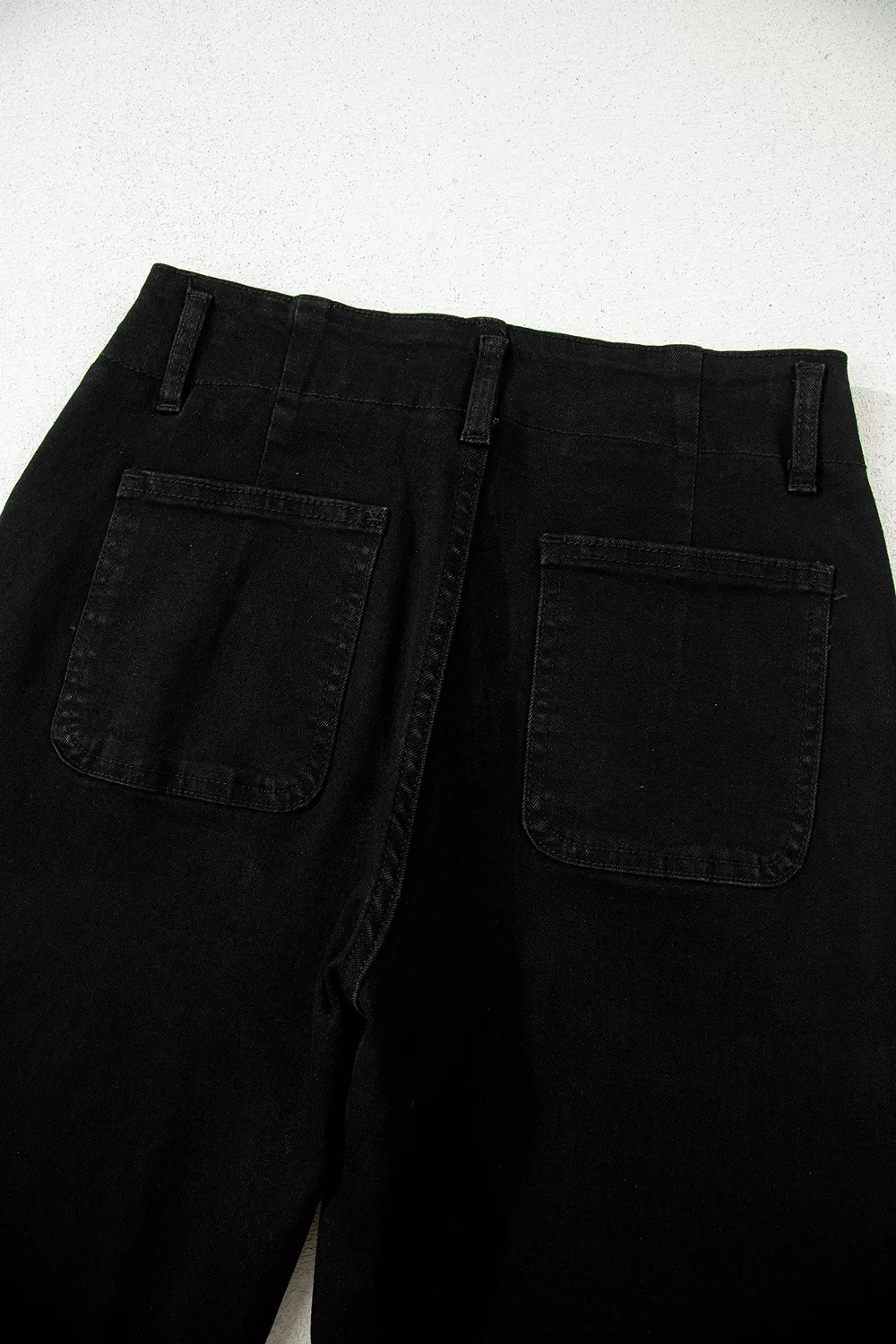 2-Button High Waist Flared Bottom Jeans, image 10