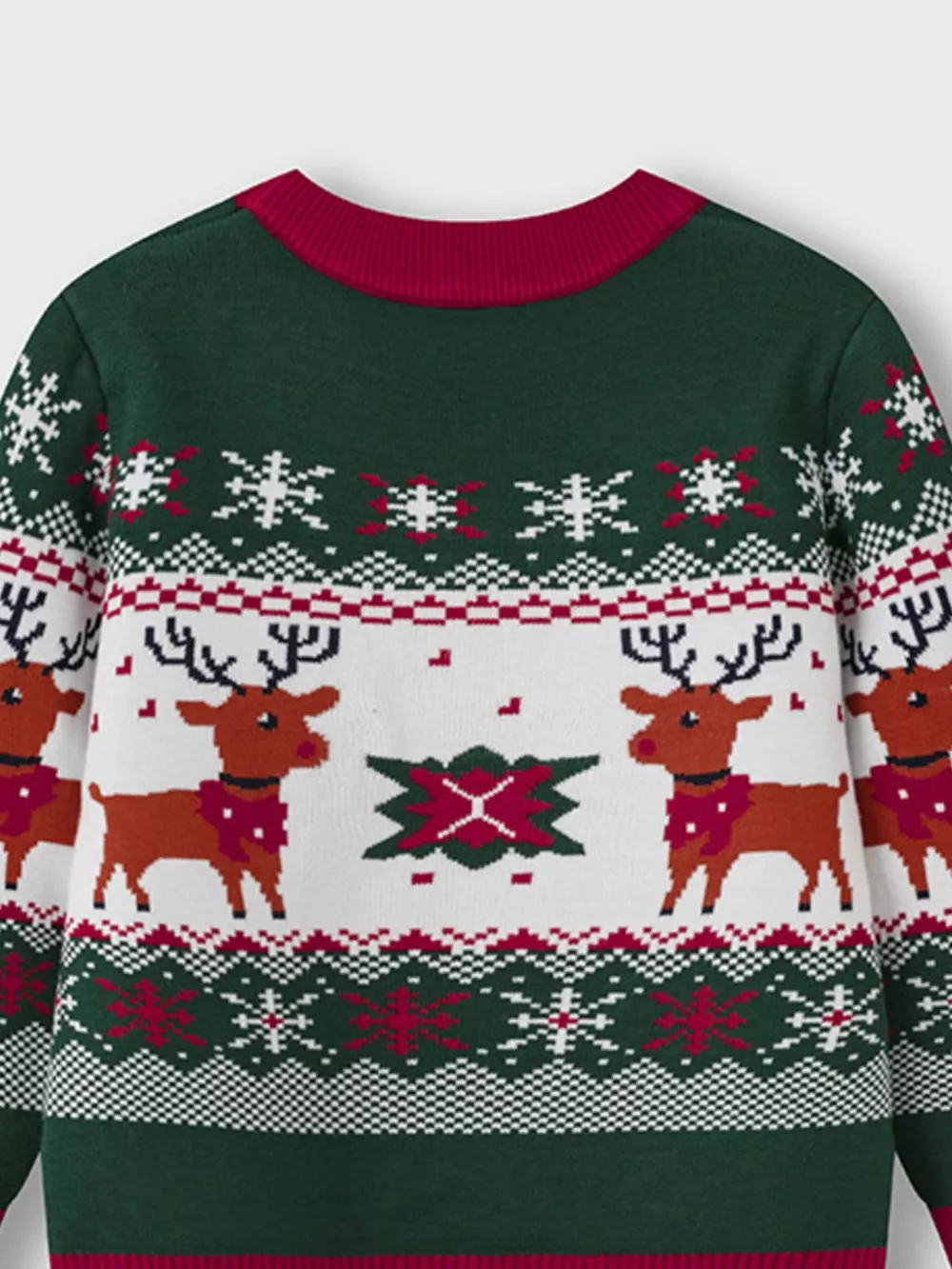 Children's Christmas Tree Round Neck Sweater, image 26