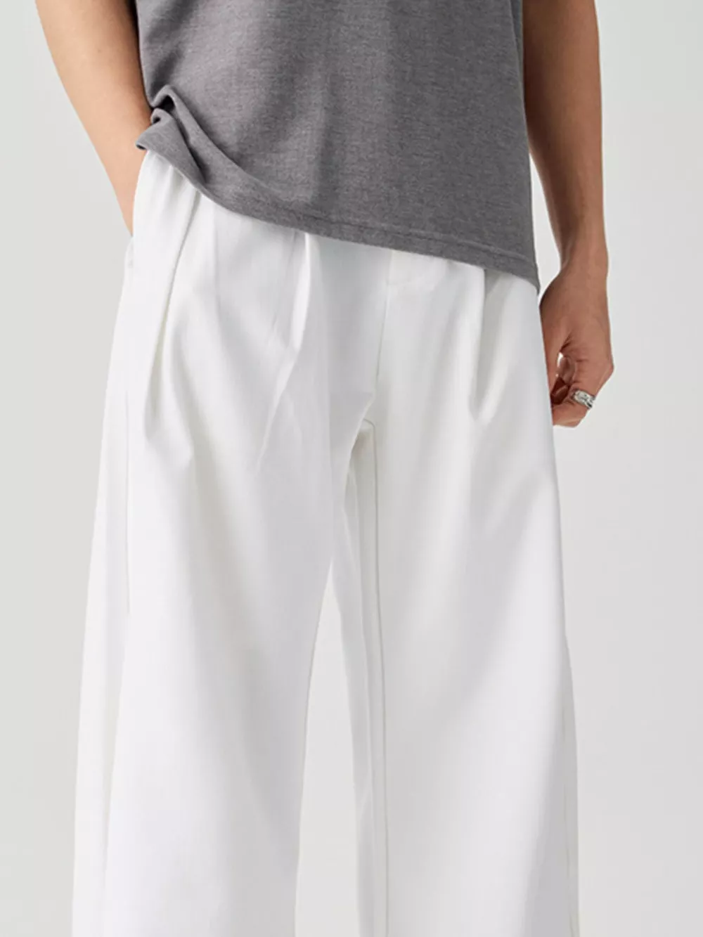 Men's Wide Leg Casual Pants, image 2