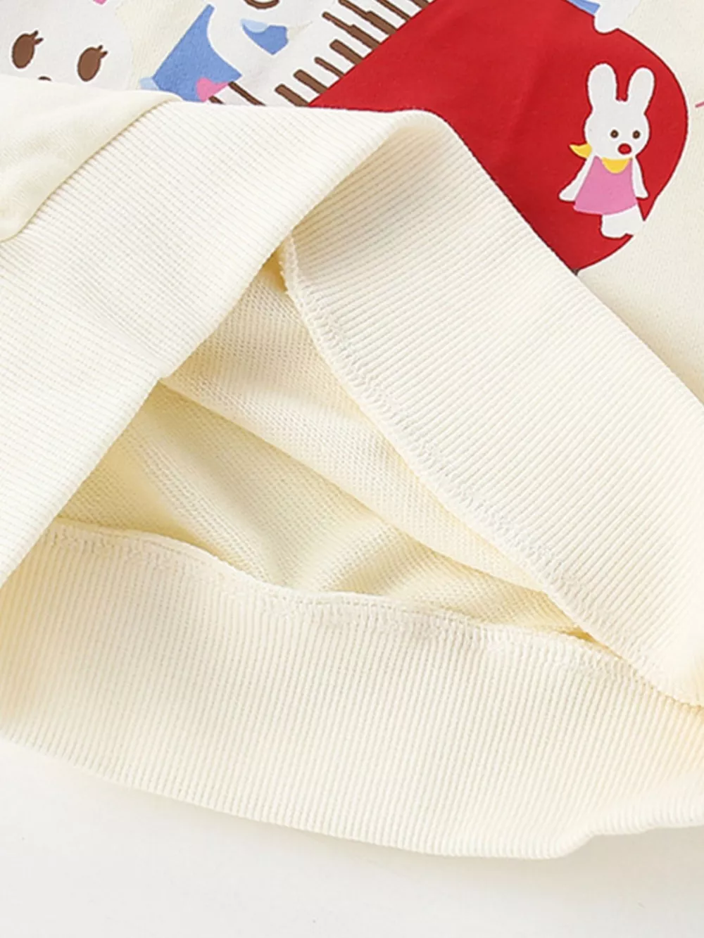 Children's Cute Rabbit Piano Crew Neck Sweatshirt, image 2