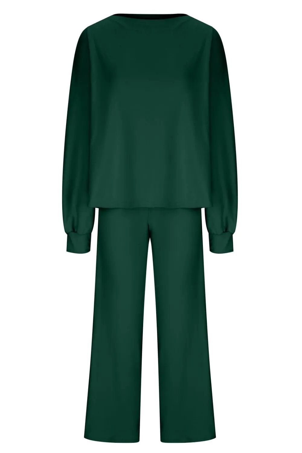 Round Neck Long Sleeve Top and Pants Set, image 27