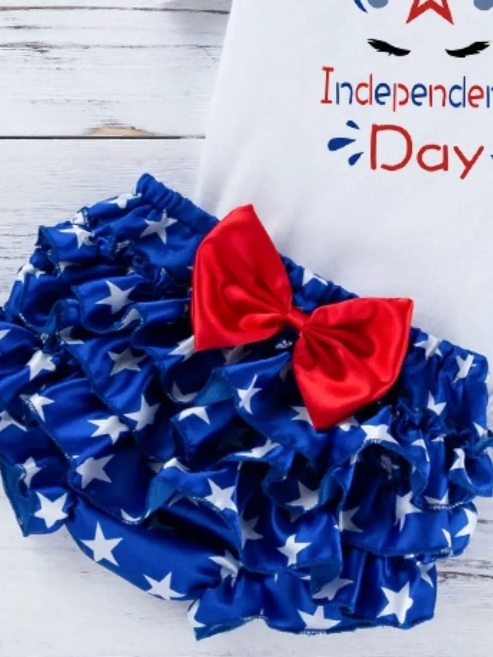Children's Little Miss America Patriotic Outfit Set, image 24