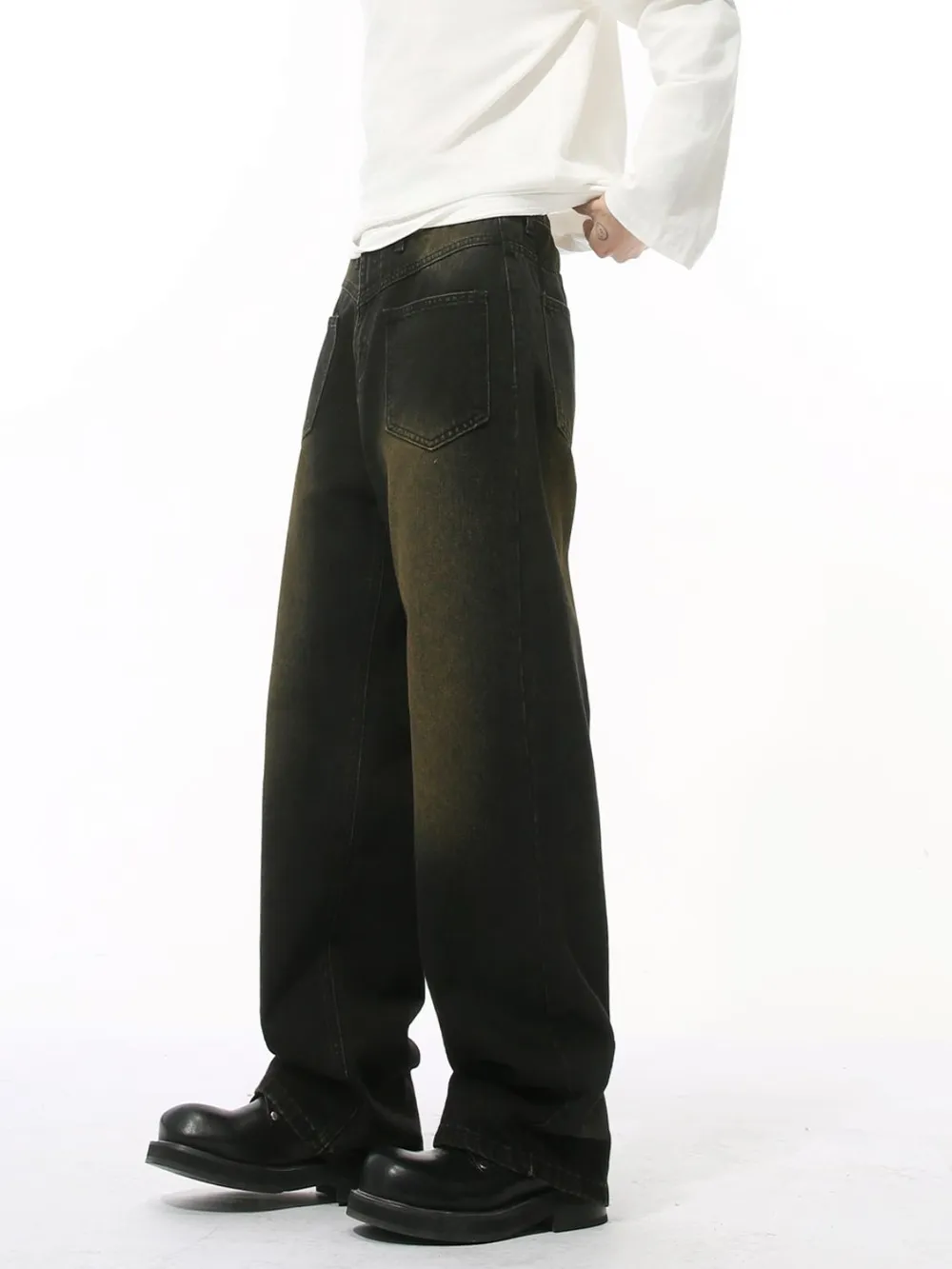 Men's Distressed Backward Jeans, image 6