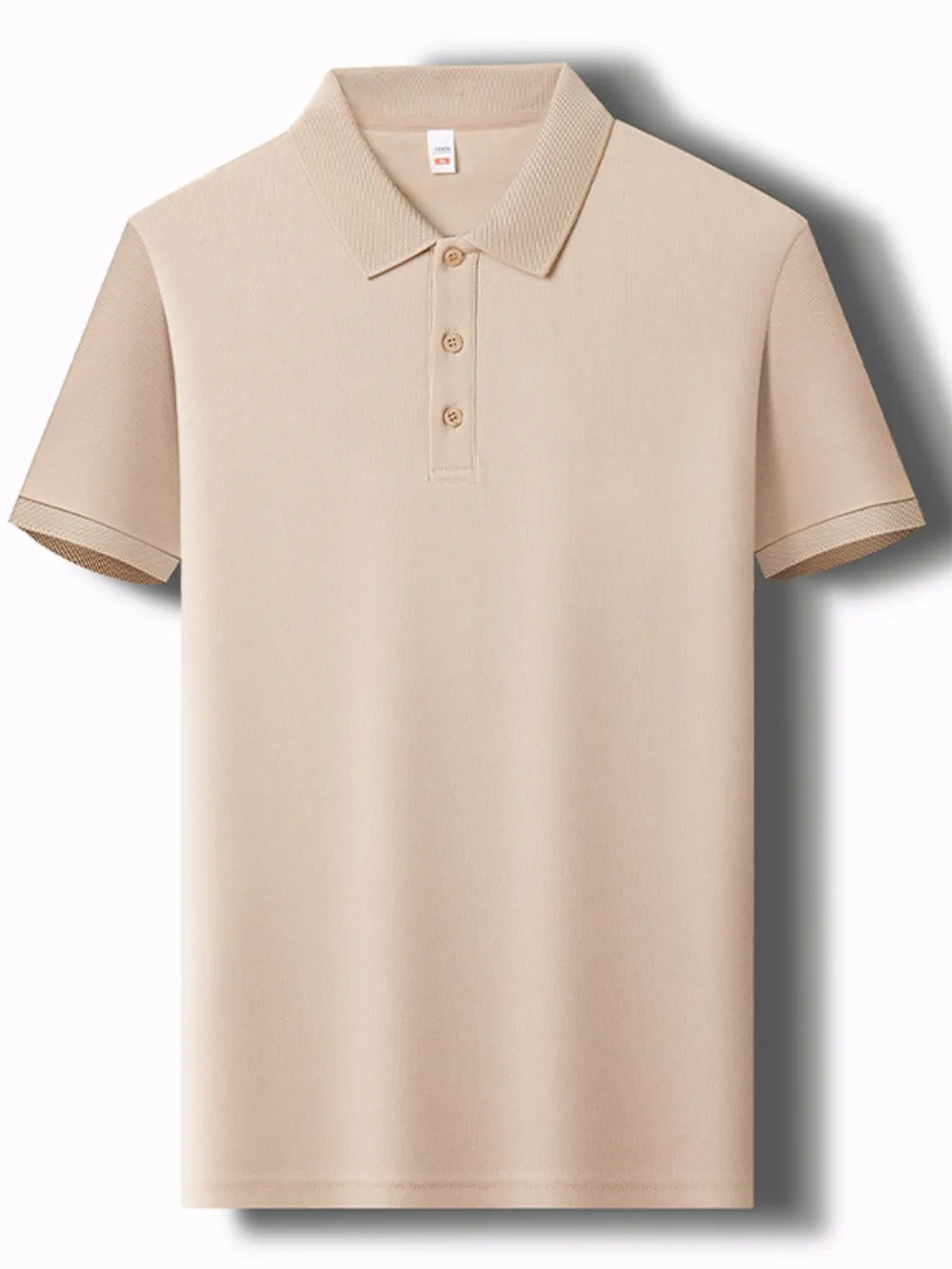 Men's Plus Size Short Sleeve Collared Neck Polo, image 6