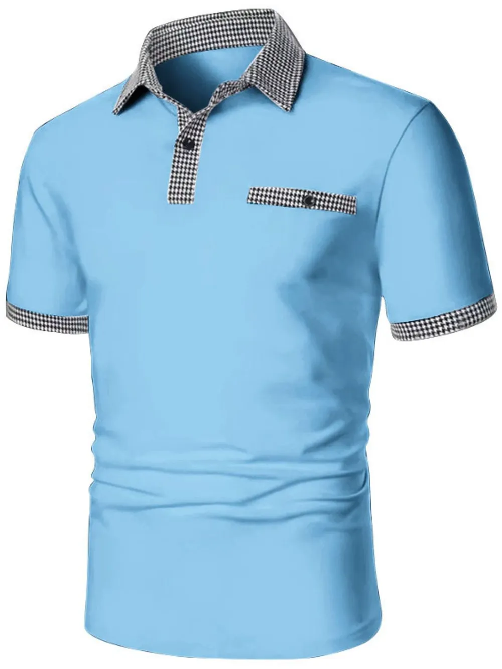 Men's Full Size Collared Neck Short Sleeve Polo Plus Size, image 8