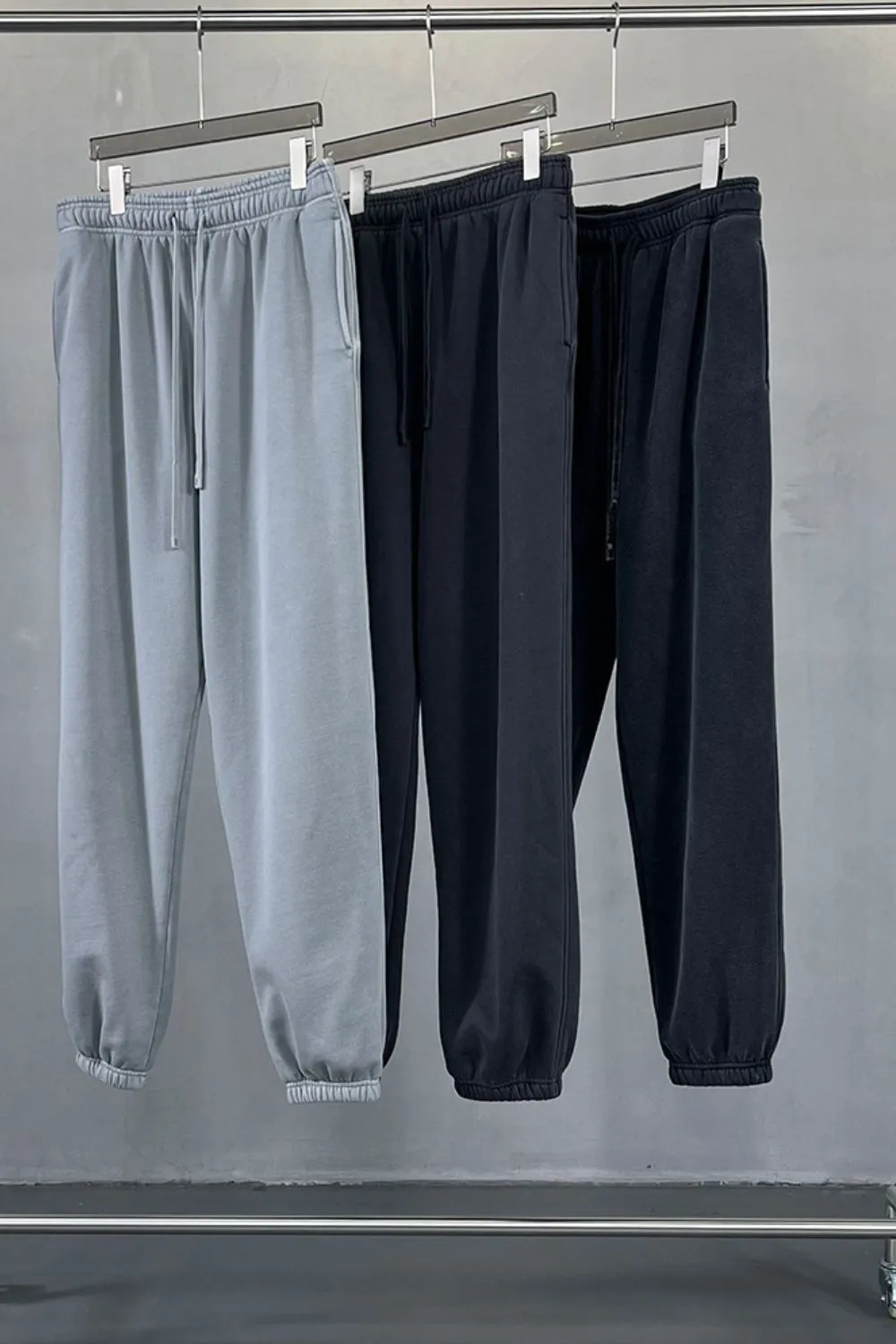 Men's Drawstring Joggers with Pockets, image 2