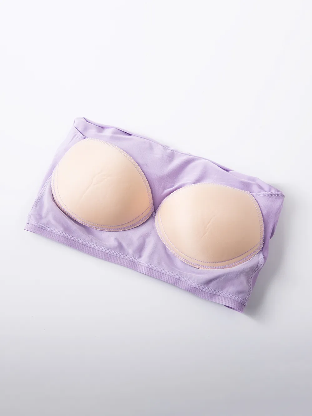 Round Neck Short Sleeve T-Shirt with Bra, image 19