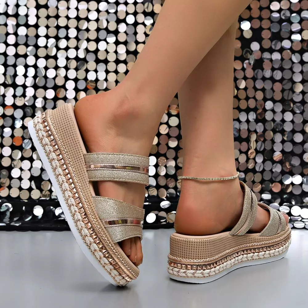 Open Toe Wedge Sandals, image 5