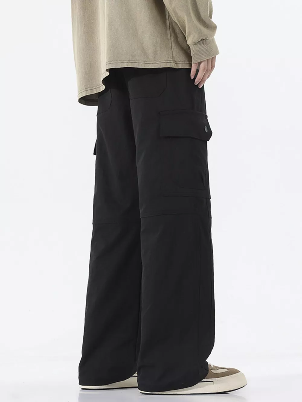 Men's Full Size Multi-Pocket Cargo Utility Pants Plus Size, image 7