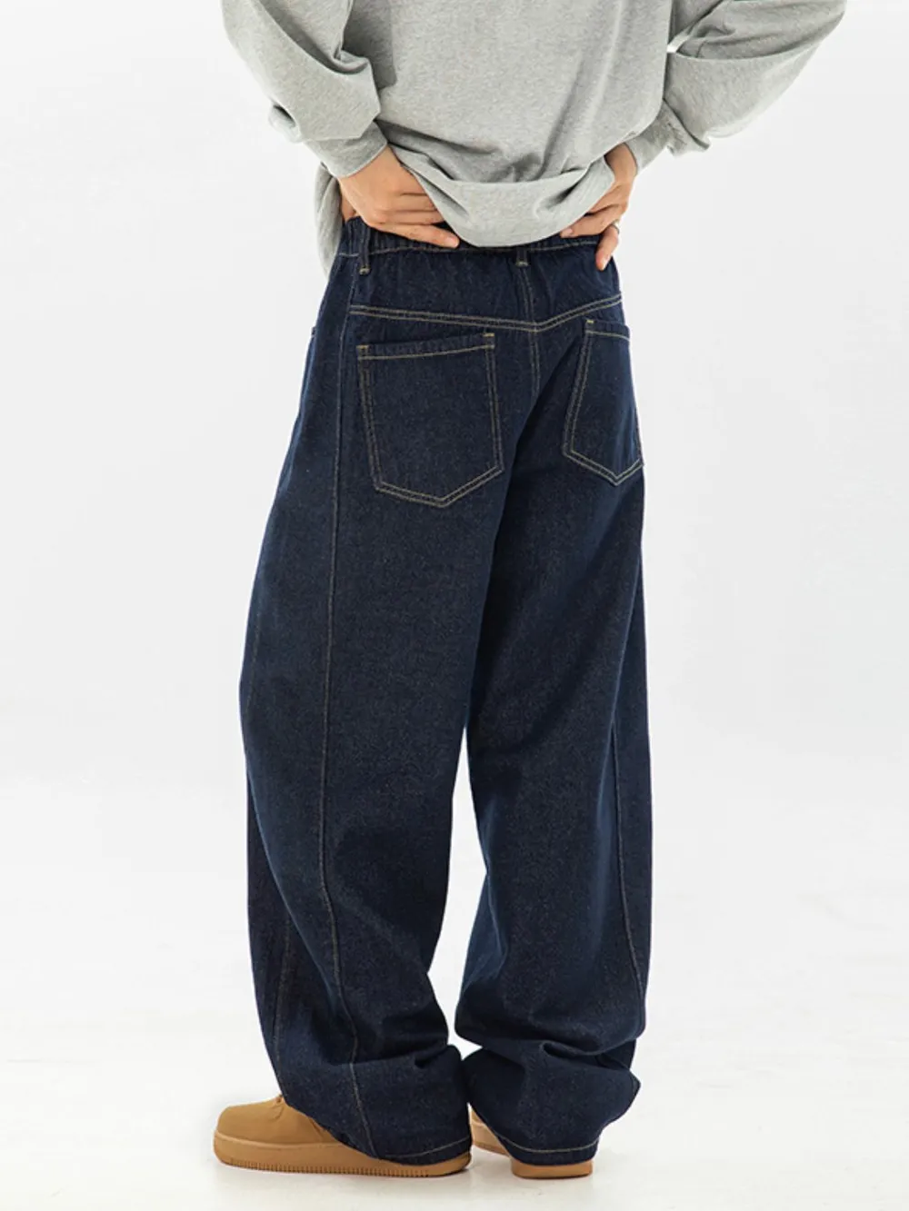 Men's Plus Size Loose Fit Jeans, image 2