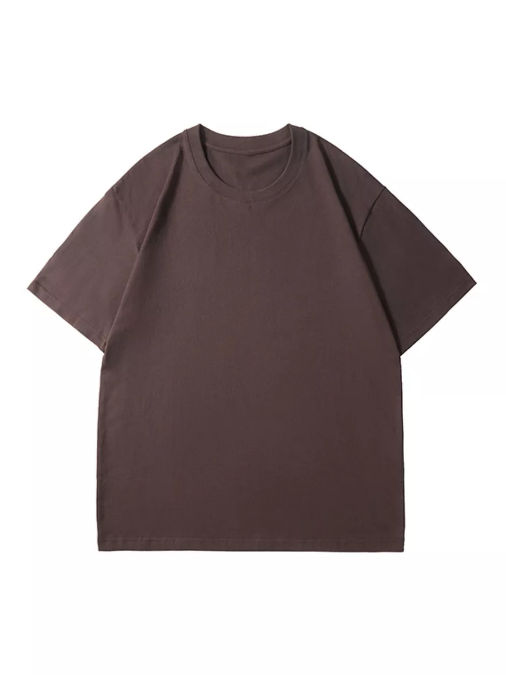Men's Full Size Classic Crew Neck Solid Color T-Shirt Plus Size, image 11