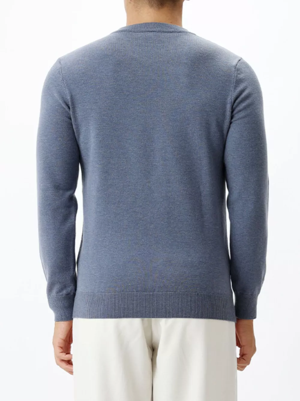 Men's Plus Size Classic Crew Neck Sweater, image 8