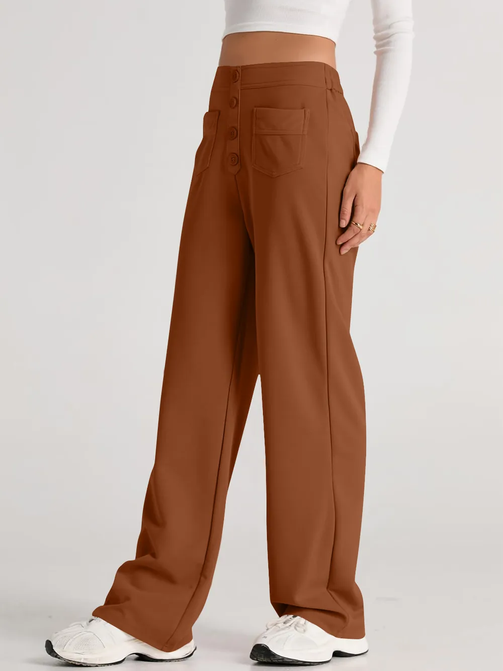 High Waist Wide Leg Pants, image 24