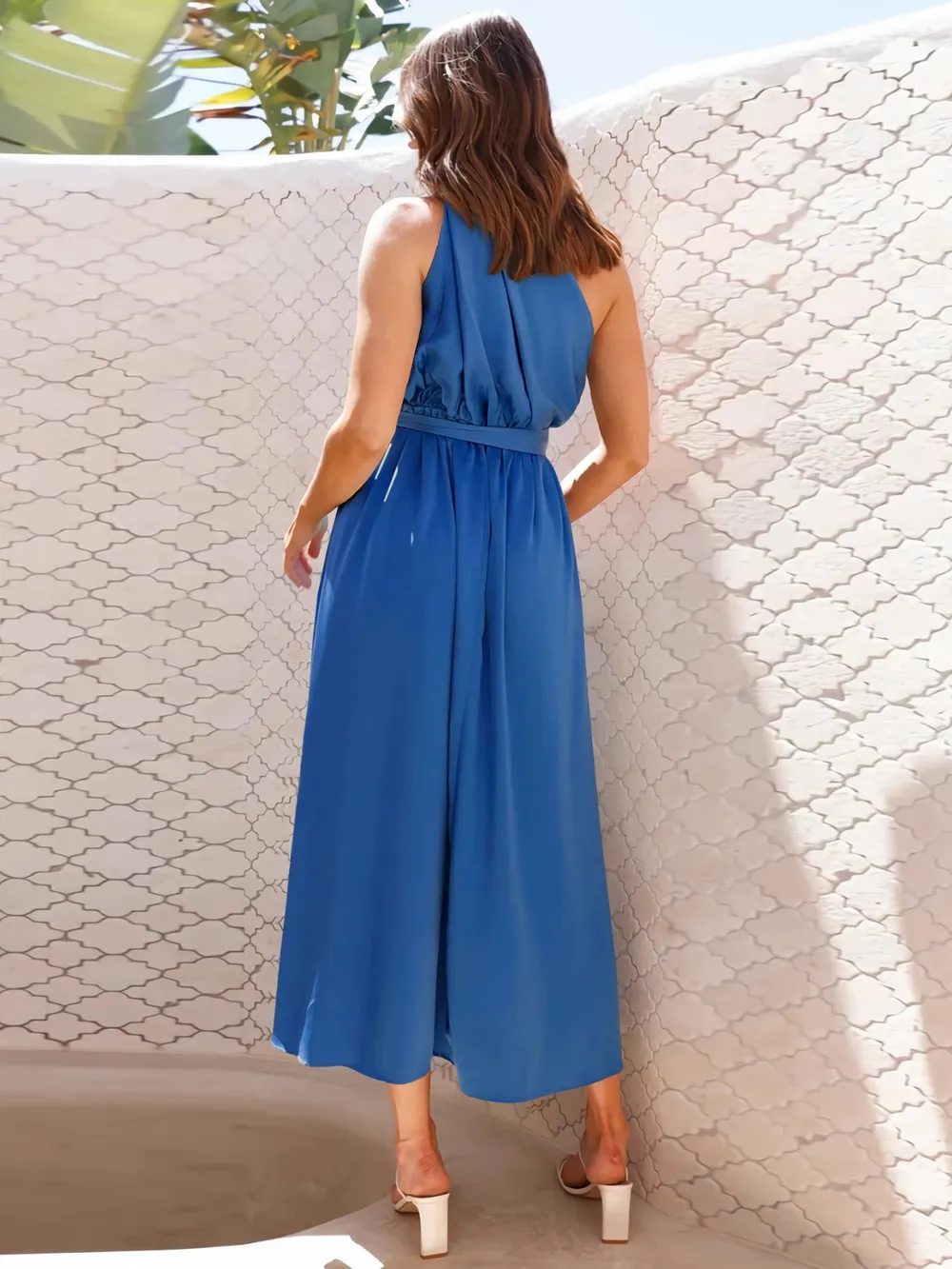Single Shoulder Midi Dress, image 13
