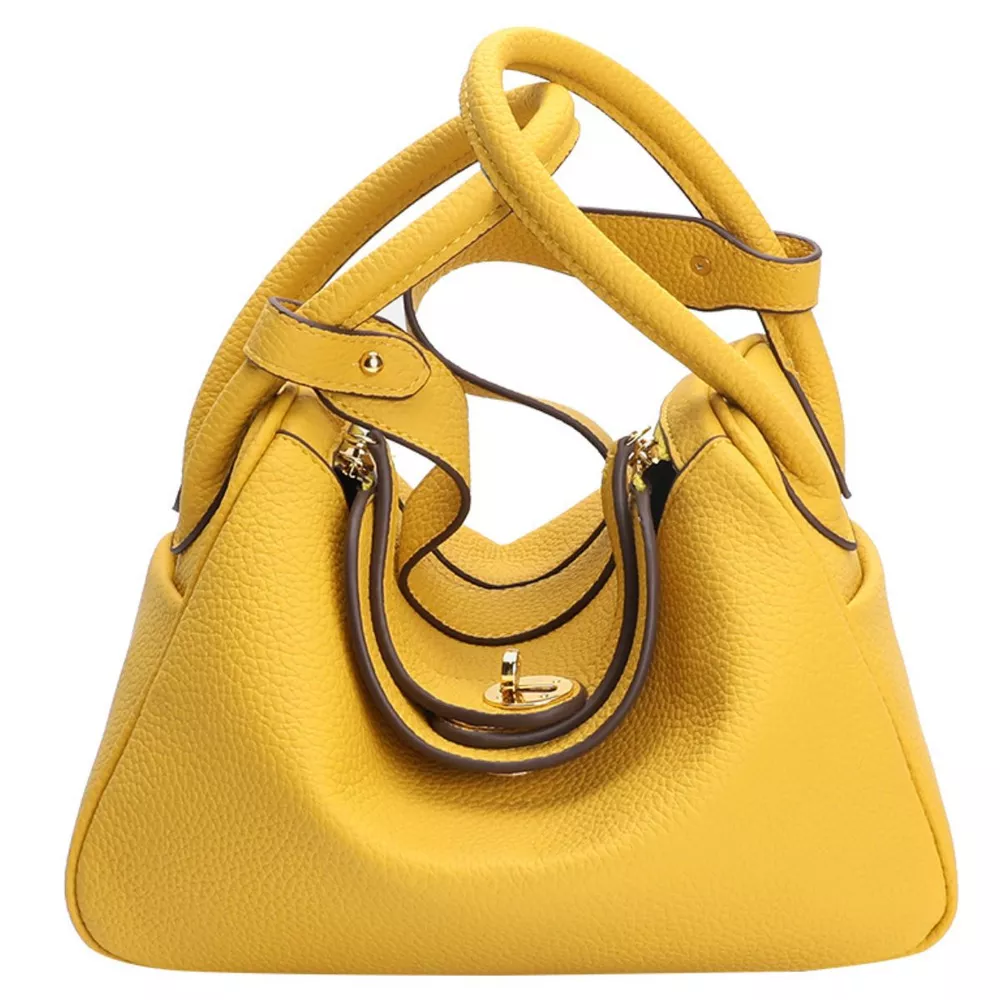 Textured PU Leather Handbag