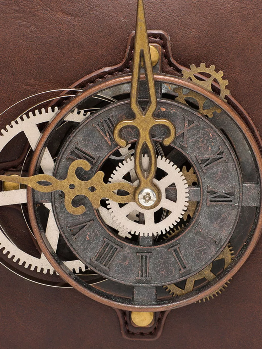 Steampunk Clockwork Design Crossbody Bag, image 13