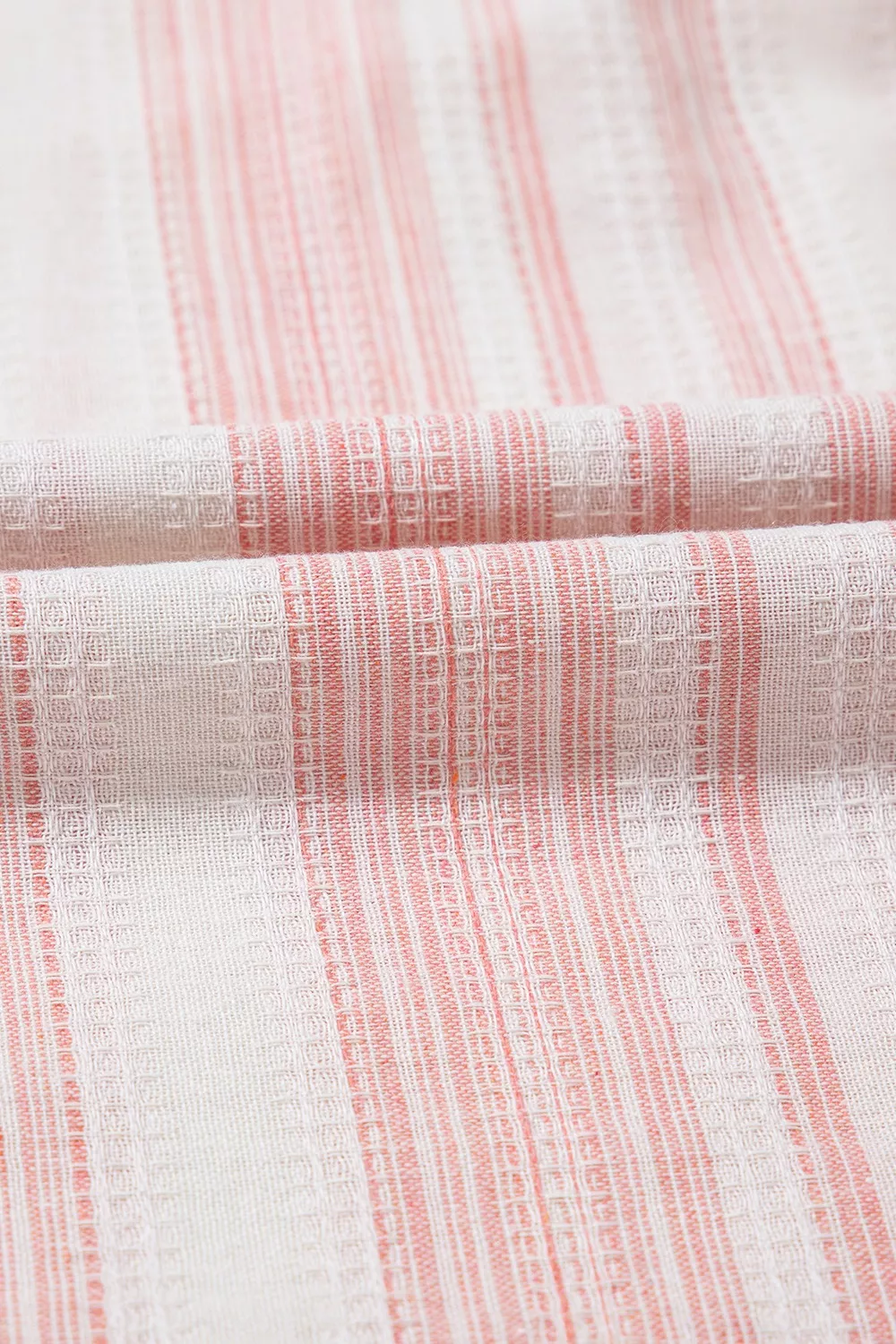 Striped Button Detail Short Sleeve Blouse, image 10