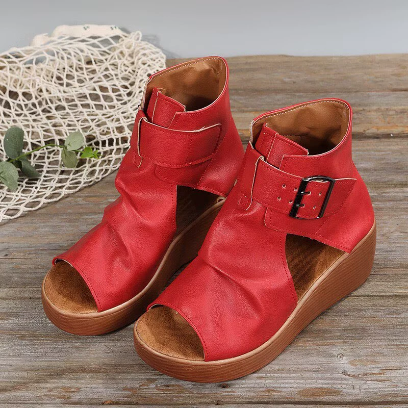 Open Toe Wedge Sandals, image 4