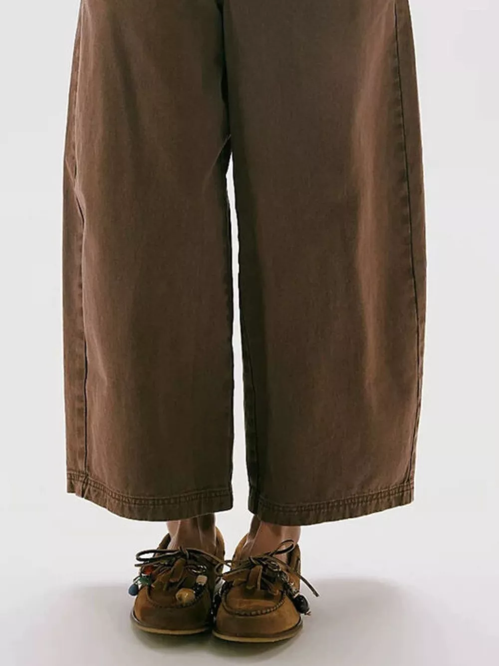 Christmas Outfit Wide-Leg Cropped Jeans, image 16