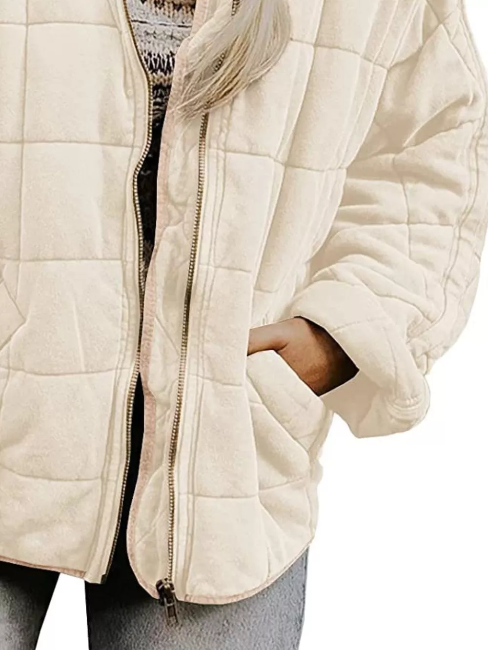 Quilted Zip Up Outerwear, image 21