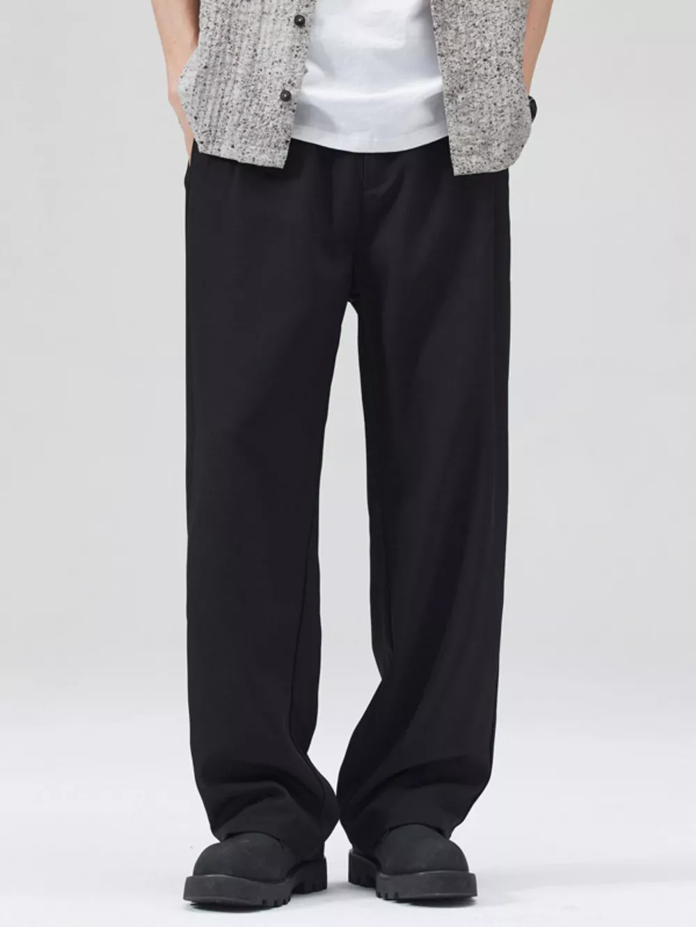 Men's Full Size Wide Leg Pants Plus Size