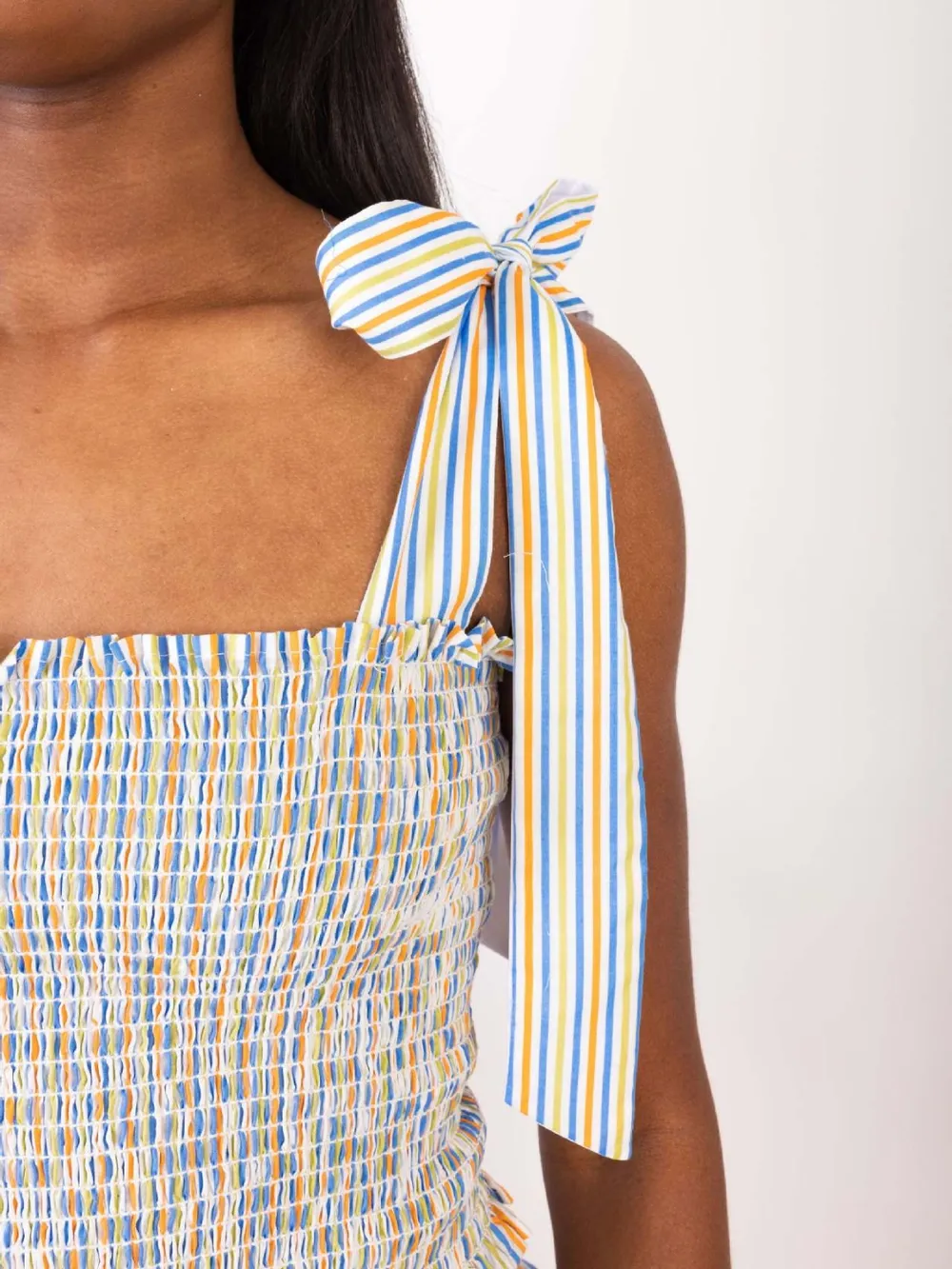 Smocked Tie Shoulder Cami and Shorts Set, image 9