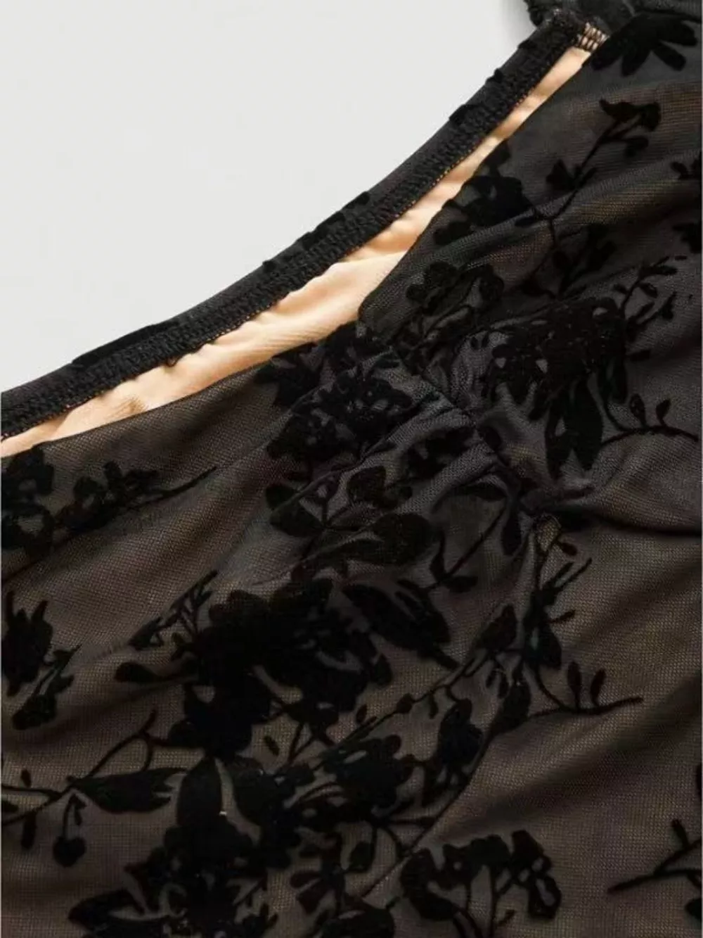 Full Size Sweetheart Neck Flared Sleeve Mini Dress Plus Size, image 3
