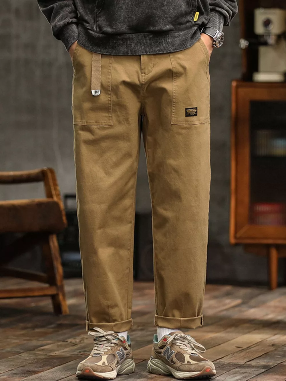 Men's Wide Leg Pants, image 5