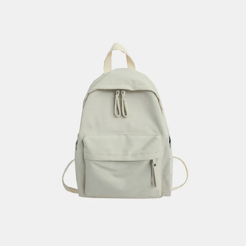 Zip Cotton Backpack Bag, image 8