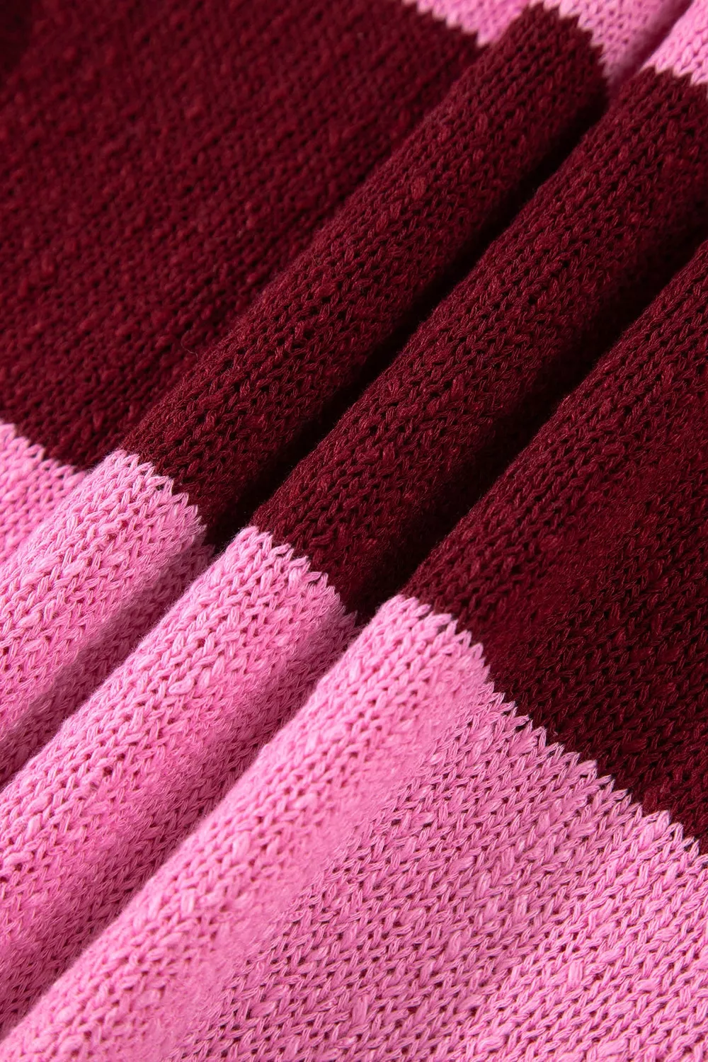 Striped Drop Shoulder Long Sleeve Pullover Regular Fit Knit Sweater, image 10