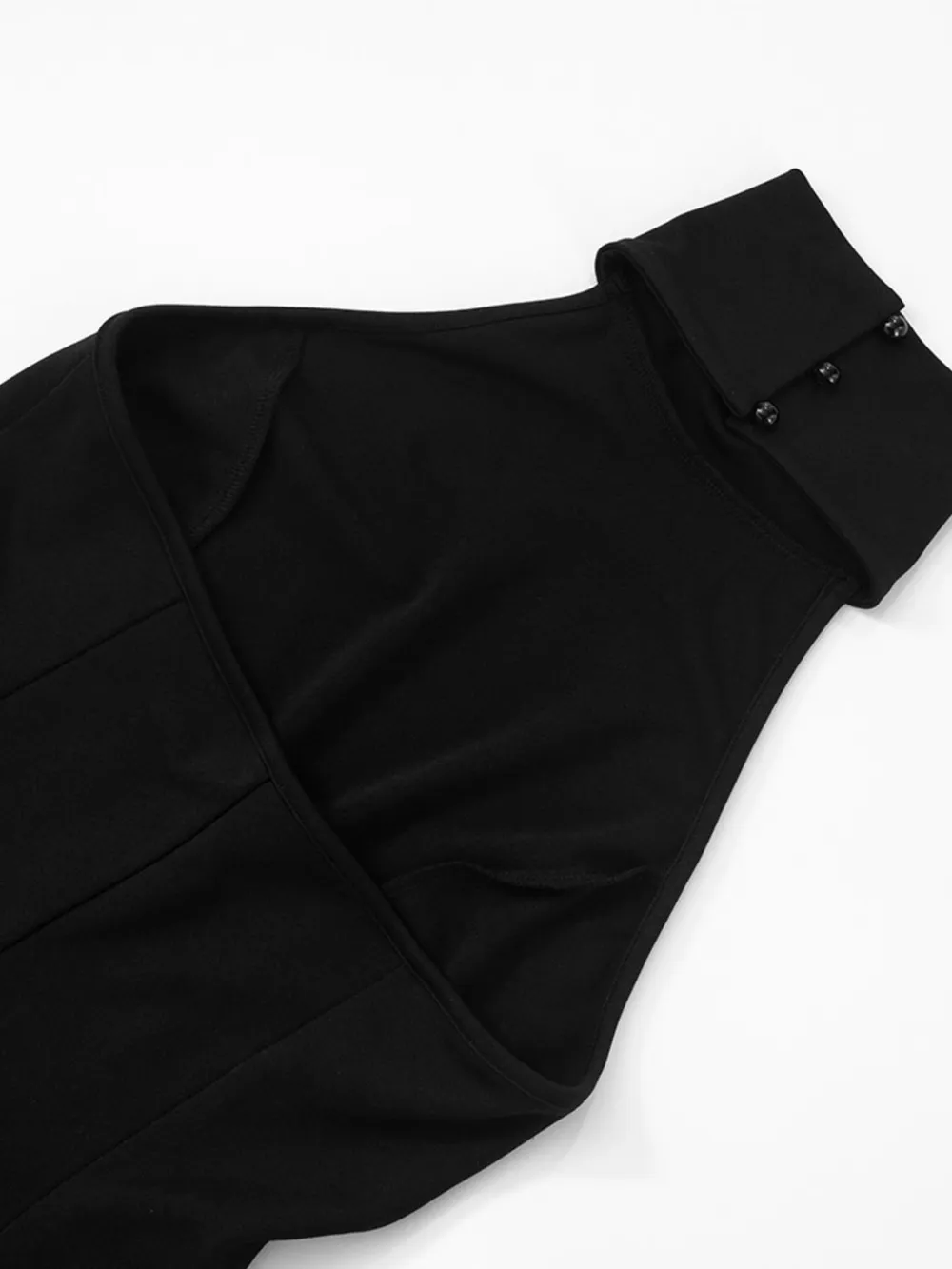 Halter Neck Ruffled Hem Romper, image 8
