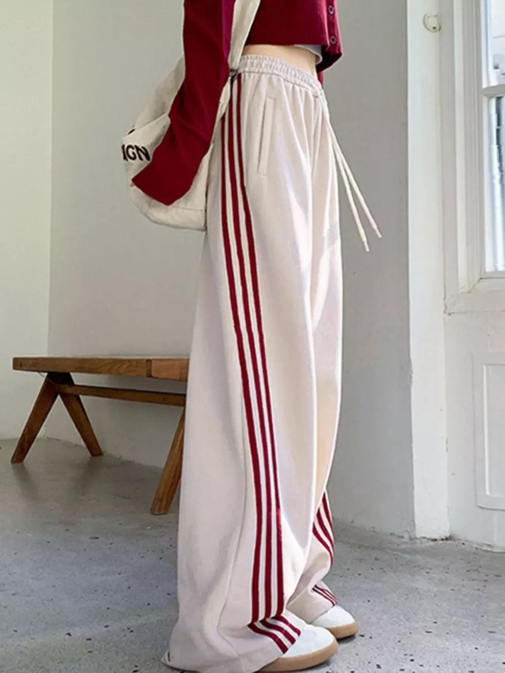 Striped Wide Leg Pants, image 5