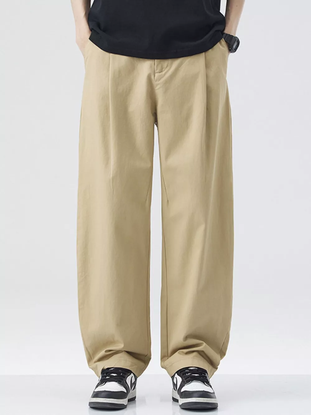 Men's Wide Leg Casual Pants, image 7