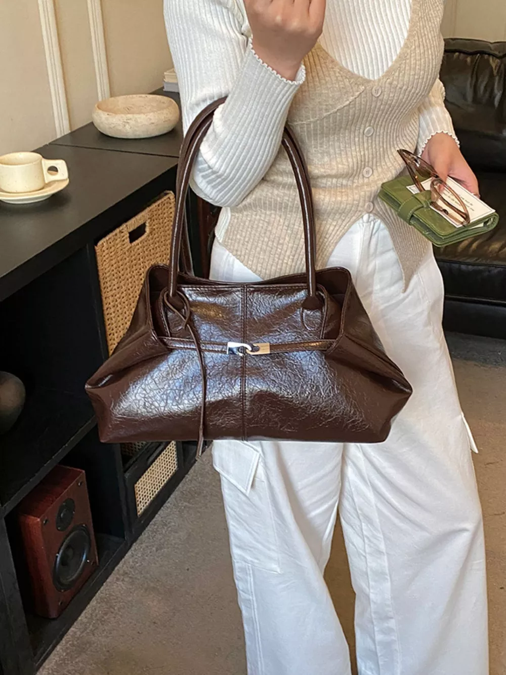 PU Leather Shoulder Bag, image 5