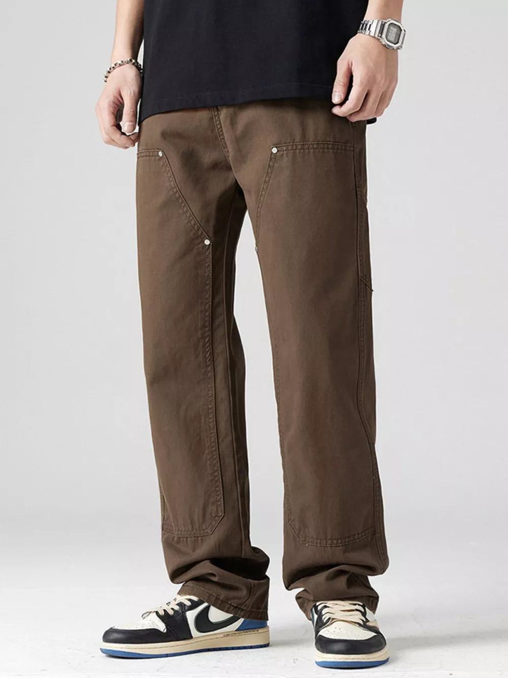 Men's Wide-Leg Relaxed Fit Jeans, image 11