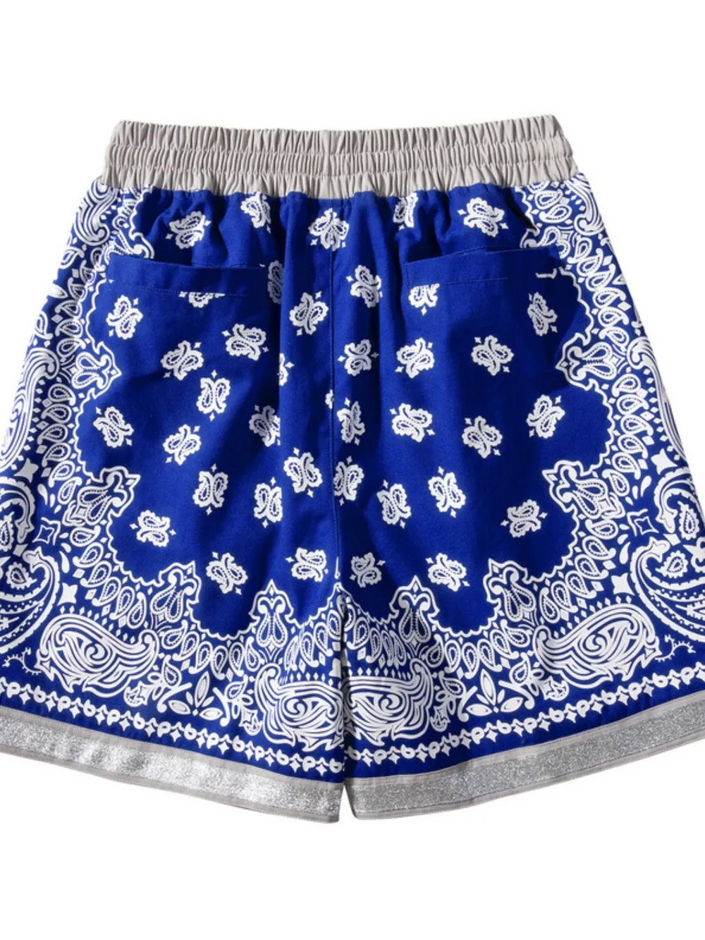 Men's Drawstring Printed Shorts with Pockets, image 3