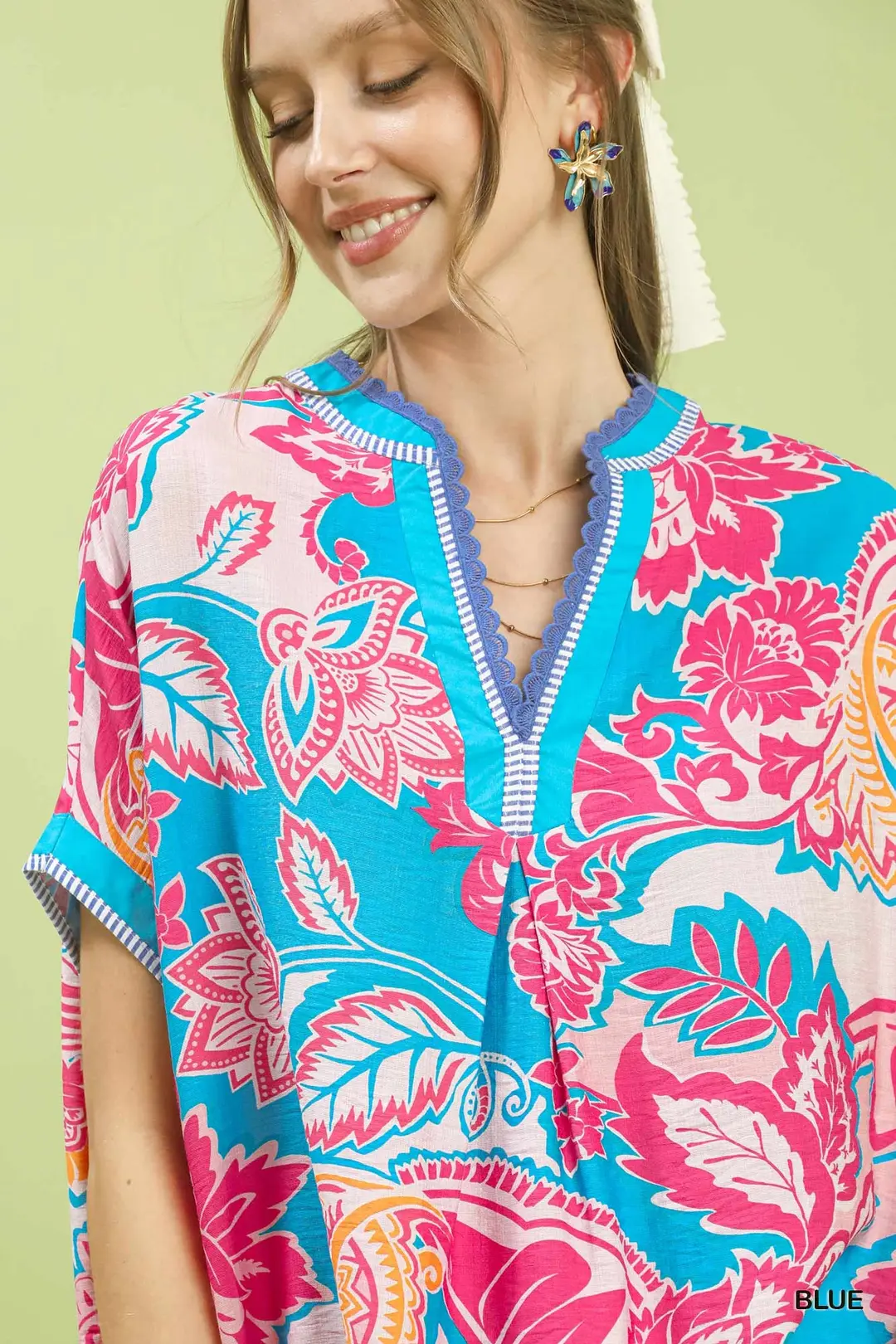 Abstract Print Oversized Top, image 5