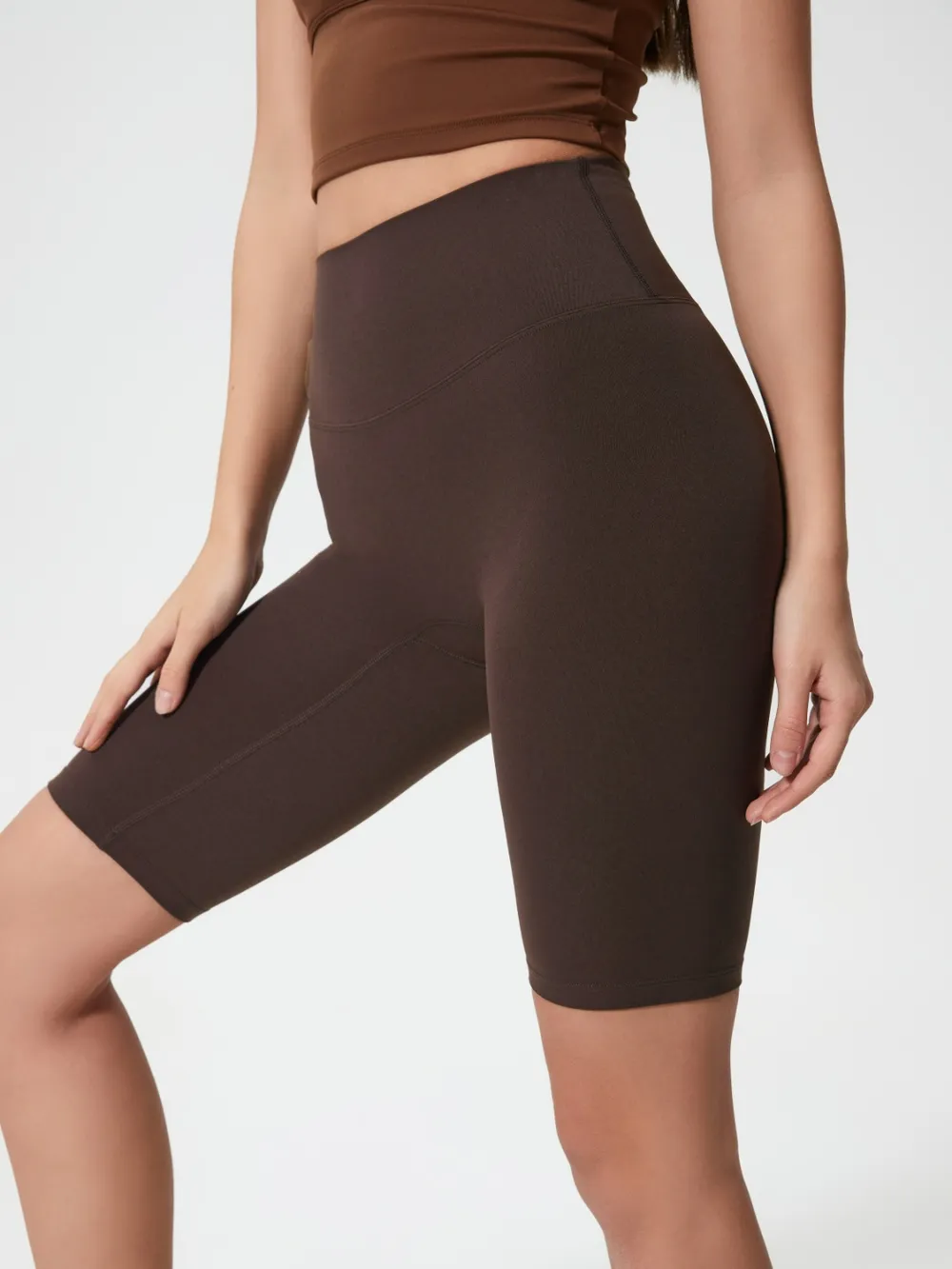High Rise Wide Waistband Active Shorts, image 27