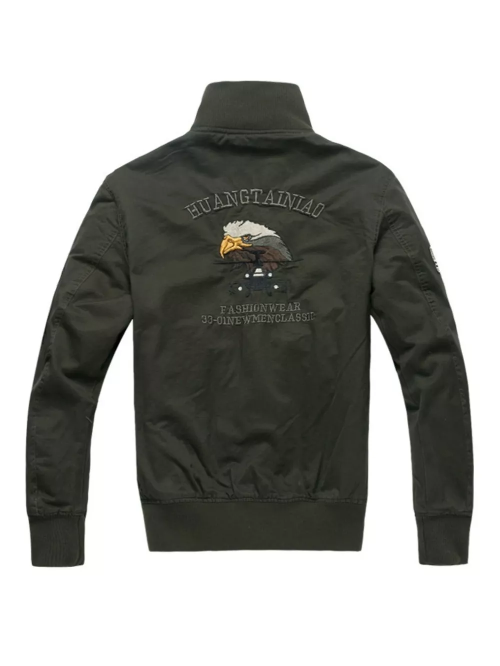 Men's Plus Size Zip Up Long Sleeve Jacket, image 3