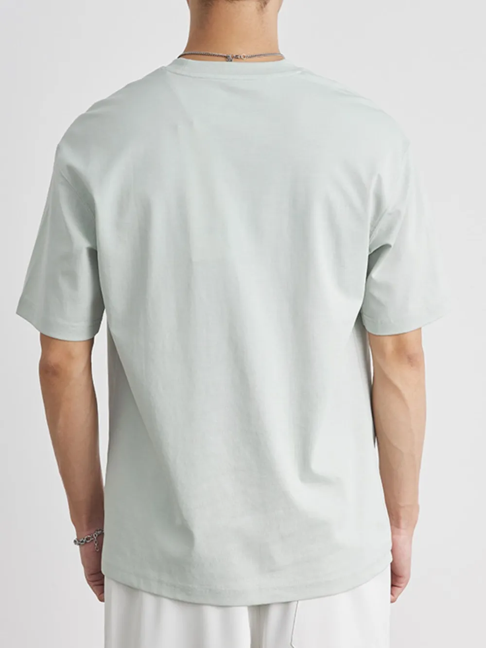 Men's Plus Size Round Neck Short Sleeve T-Shirt, image 3