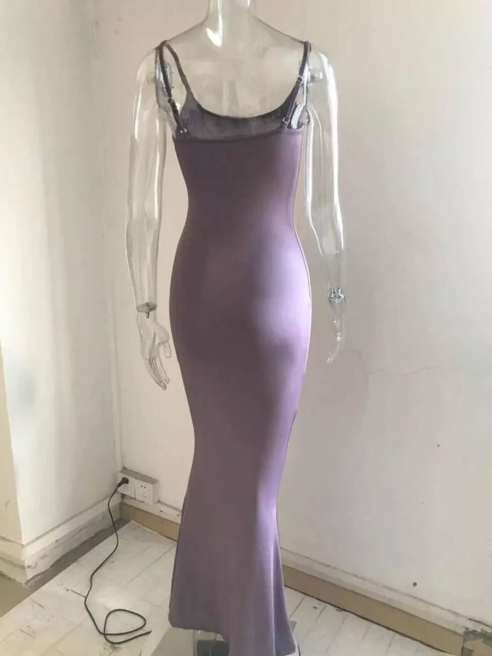 Spaghetti Strap Bodycon Maxi Dress, image 14