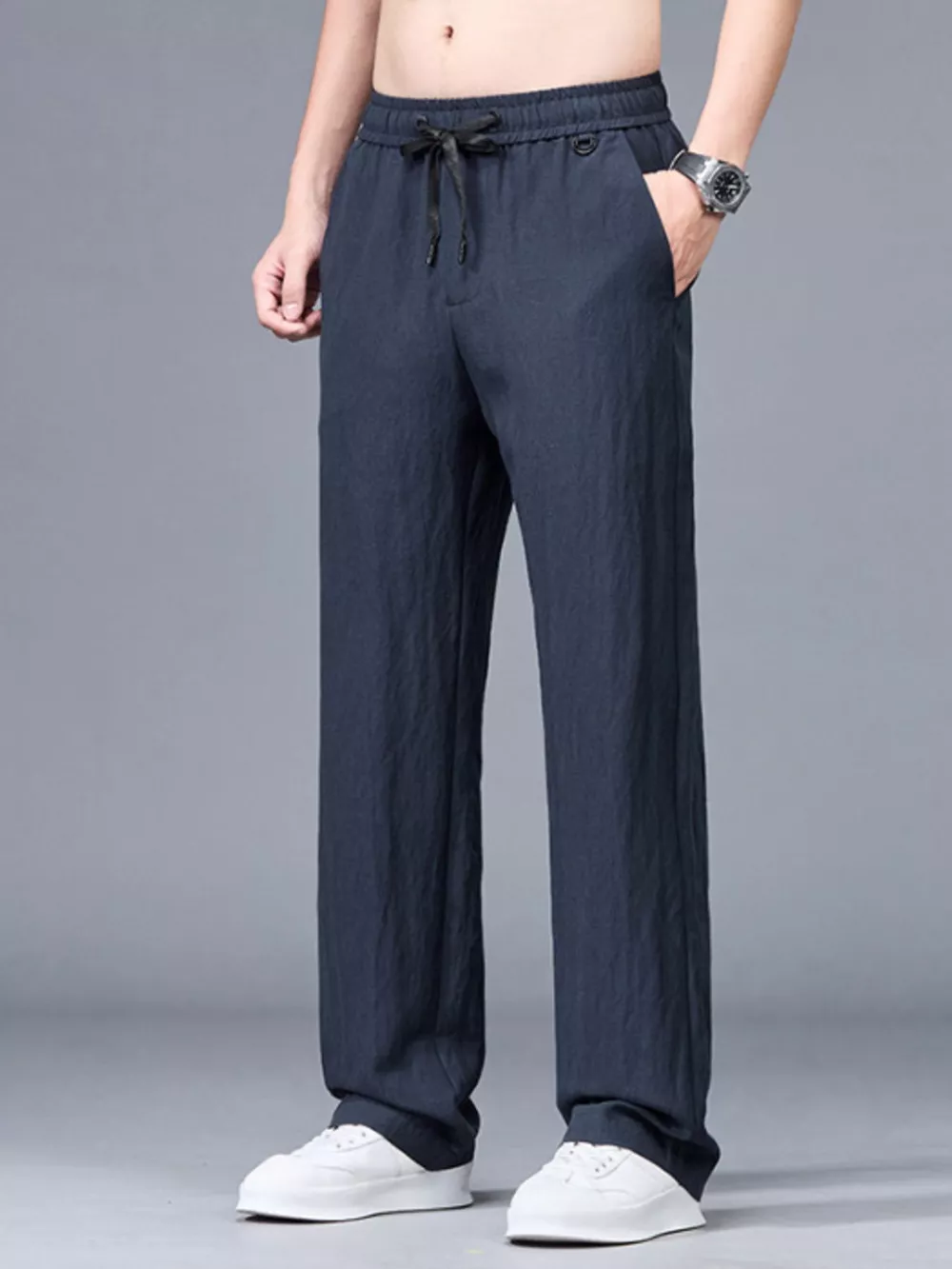 Men's Plus Size Lightweight Casual Pants, image 4